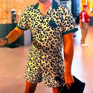 BooHoo Man Animal Print Shorts In Large